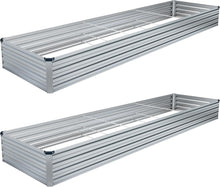 Load image into Gallery viewer, Durable &amp; Safe 2-Piece Raised Garden Bed Kit - 12x4x1FT for Herbs &amp; Fruits