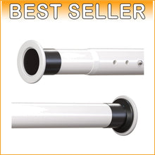 Load image into Gallery viewer, Versatile Tension Curtain Rod - Adjustable 82.7-102.4”, Strong Hold, No Drilling