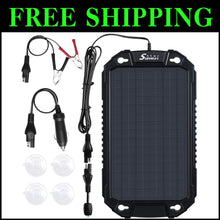 Load image into Gallery viewer, Waterproof Solar Battery Maintainer - 12V Charger for Cars, Trucks &amp; Marine