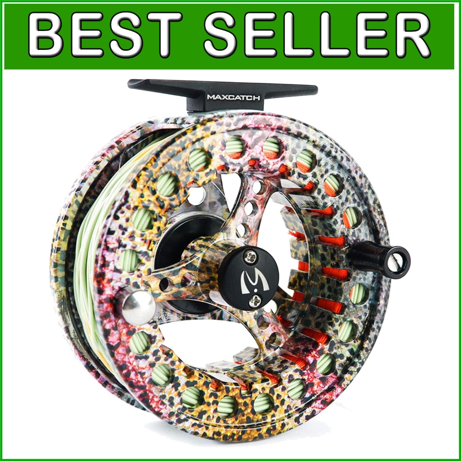 Durable Pre-Loaded Fly Fishing Reel with Large Arbor - Ideal for Any Angler