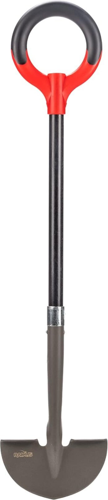 Durable and Efficient Red Garden Edger with Ergonomic Grip - 45" Long