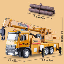 Load image into Gallery viewer, Imaginative Play Crane Truck Toy with Realistic Sounds - Perfect Gift for Kids