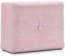 Load image into Gallery viewer, Elegant Pink Velvet Necklace Storage Box for Engagements and Special Occasions