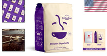 Load image into Gallery viewer, Whole Bean Ethiopian Yirgacheffe Coffee - 5 Lbs of Smooth Light Roast Perfection
