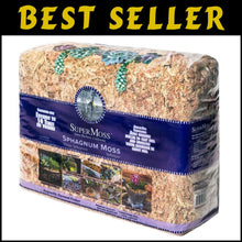 Load image into Gallery viewer, Long Fiber Sphagnum Moss - 2.1lbs for Superior Water Retention &amp; Plant Vitality