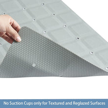 Load image into Gallery viewer, Premium Non-Slip Silicone Bath Mat - Jumbo Size for Textured Tubs, 35.8x17.7