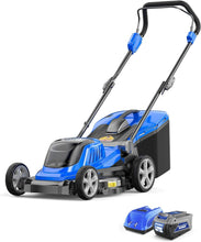 Load image into Gallery viewer, Lightweight 40V Electric Lawn Mower with Quick Fold Design &amp; 4.0Ah Battery