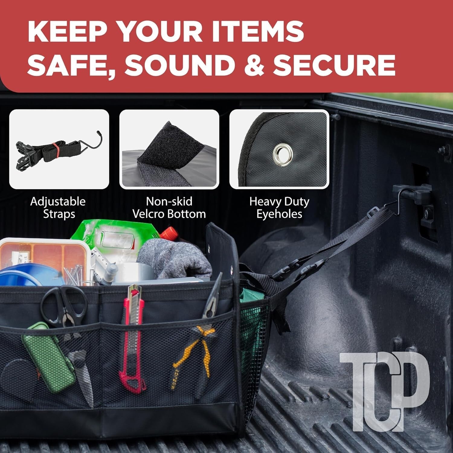 Ultimate Collapsible Trunk Organizer - Durable, Water-Resistant for All Vehicles