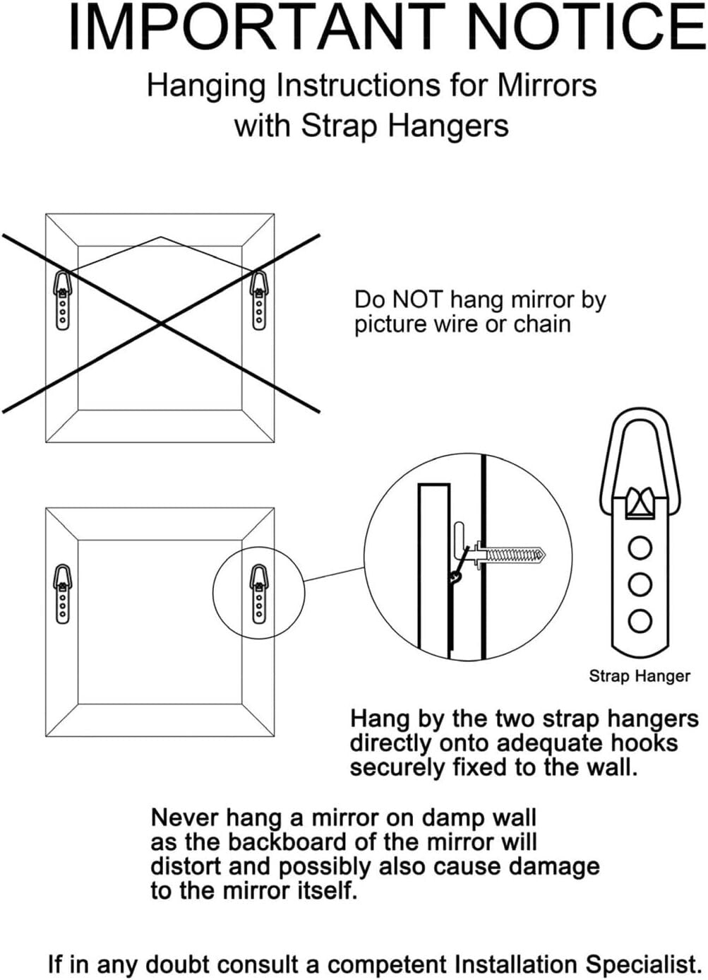 Tri-Fold Portable Vanity Mirror with Beveled Edges - Elegant Tabletop Design