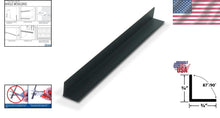 Load image into Gallery viewer, 3/4" x 3/4" Matte Black Angle Moulding - Scratch-Resistant, 36" Lengths