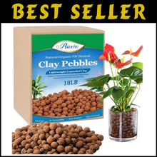 Load image into Gallery viewer, 18 lbs Lightweight Organic Clay Pebbles - Ideal for Hydroponic Gardening