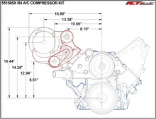 Load image into Gallery viewer, Premium Aluminum A/C Compressor Bracket Kit - Compatible with LS1, LS3 Engines