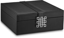 Load image into Gallery viewer, Modern 50-Compartment Jewelry Box with Mirror - Perfect for Earrings &amp; Rings