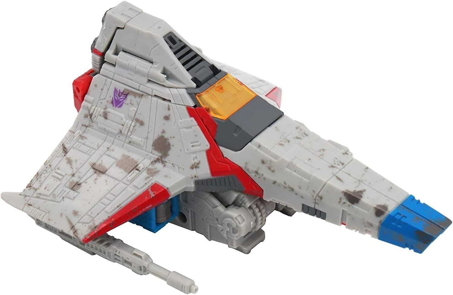 Voyager Starscream Action Figure: Converts to Jet, Includes Weapons & Effects