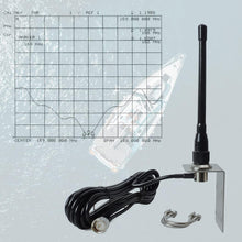 Load image into Gallery viewer, Compact VHF Marine Antenna for 156-163MHz with Coax Cable &amp; Easy Install Kit