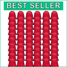 Load image into Gallery viewer, Quality Red Drawstring Bags - 60-Pack Customizable Sackpacks for Team Activities
