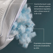 Load image into Gallery viewer, Full Body Support Pillow 18x52 for Pregnancy &amp; Side Sleepers - Cool+ Adjustable