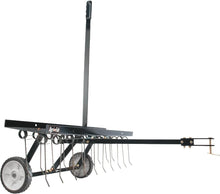 Load image into Gallery viewer, 40-Inch Tow Behind Lawn Dethatcher with 20 Rust-Proof Spring Steel Tines