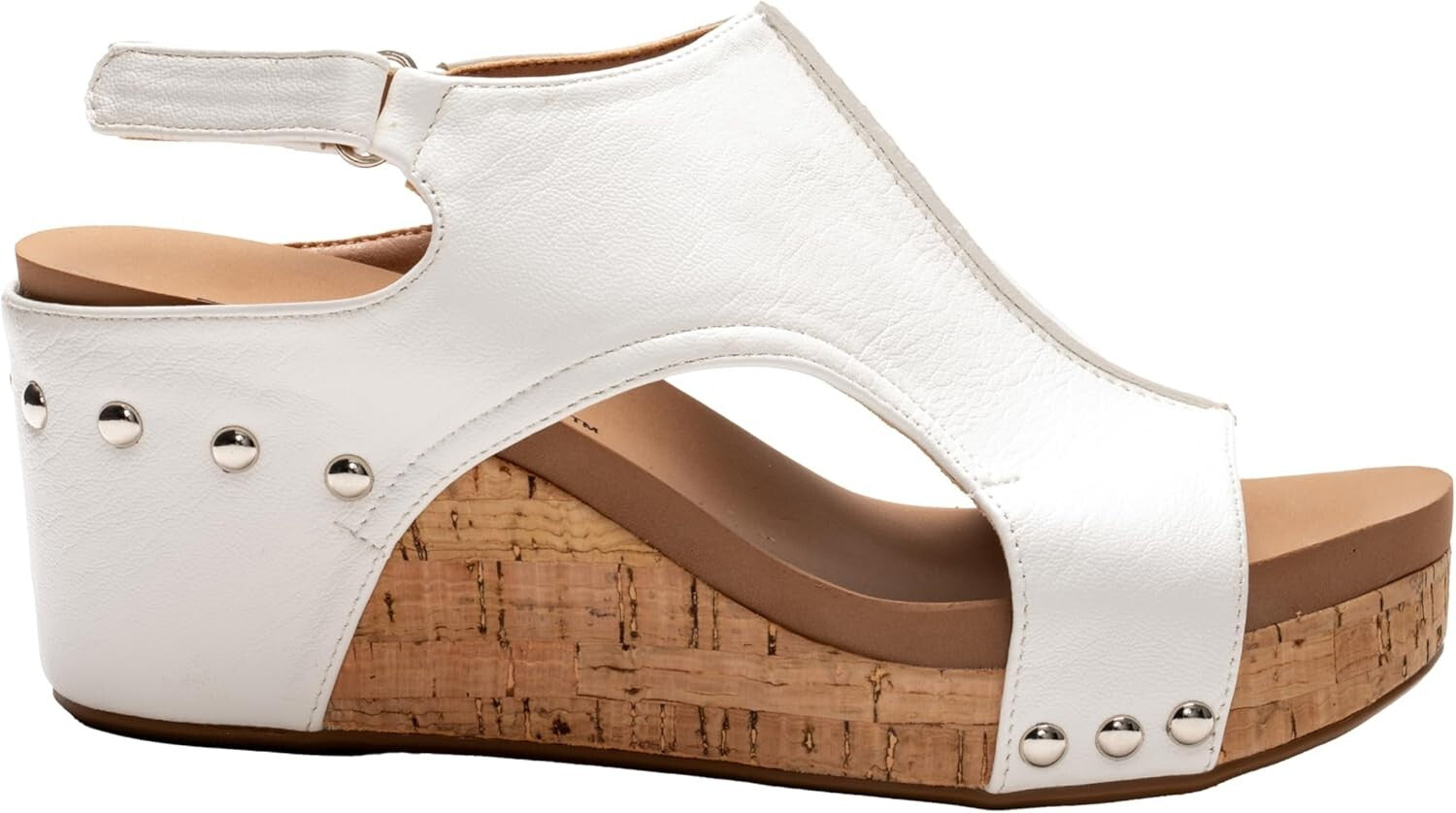 Carley Womens Wedge Sandals - 2.5-Inch Height Boost with Custom Fit Comfort