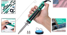 Load image into Gallery viewer, Solder Removal Pump &amp; Electric Iron with Multi-Size Nozzles for Efficient Repair