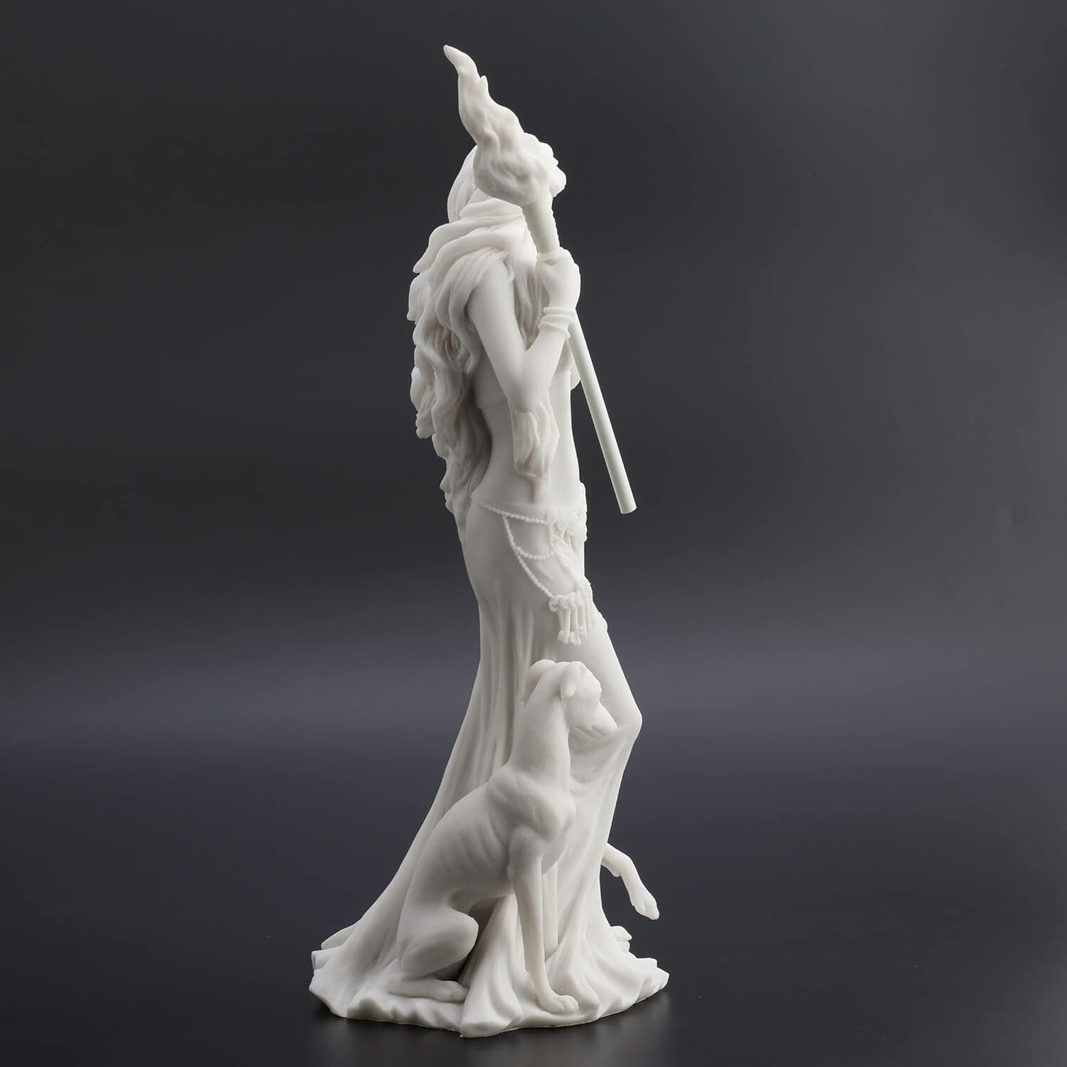 Hecate Resin Sculpture: 13 3/8 Inches of Greek Mythology - Gift-Ready Art Piece