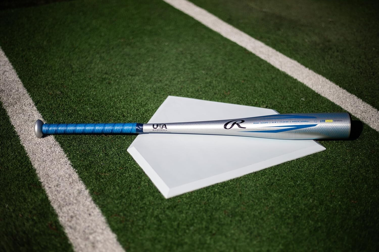 Alloy Youth Baseball Bat | 30/20 | Ultra-Light with Large Sweet Spot | Grey/Blue