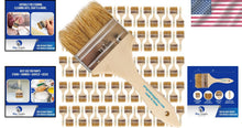 Load image into Gallery viewer, 3-Inch Disposable Chip Paint Brushes - Perfect for Painting &amp; Staining (96 Pcs)