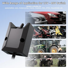 Load image into Gallery viewer, Impact-Resistant Waterproof Toggle Switch 12V 30A with 2ft Wire for Automation