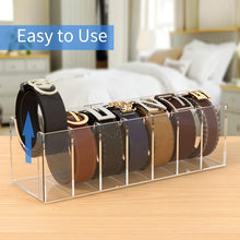 Load image into Gallery viewer, Compact Acrylic Belt Organizer for Large Buckles - Stylish Storage Solution