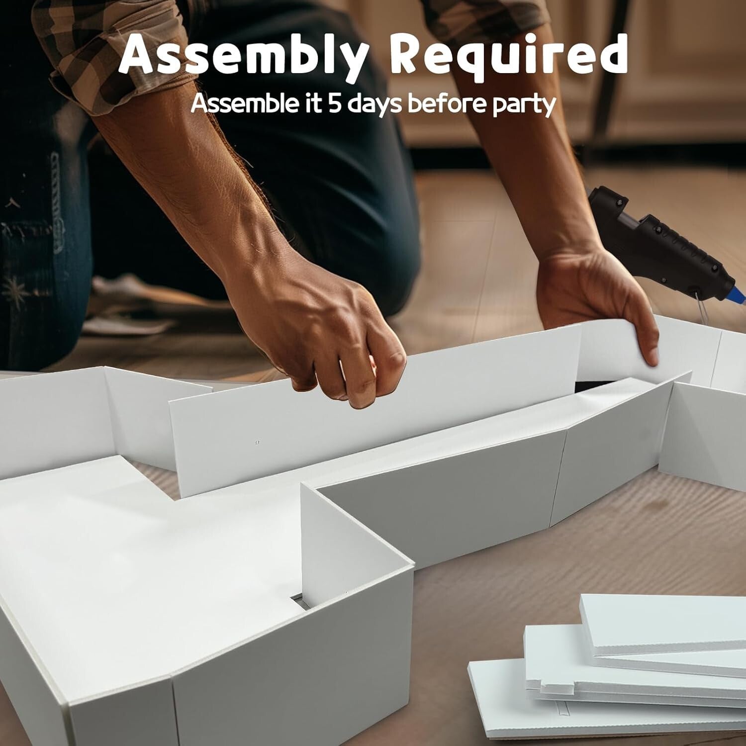 Customizable 4FT Balloon Number Frame for 30th Birthday & Anniversary Decor