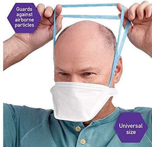 N95 Respirator Face Masks - 50 Disposable Masks with Large Breathing Chamber