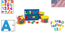 Load image into Gallery viewer, Colorful Jumbo Magnetic Letters and Numbers Set - Perfect for Toddler Learning