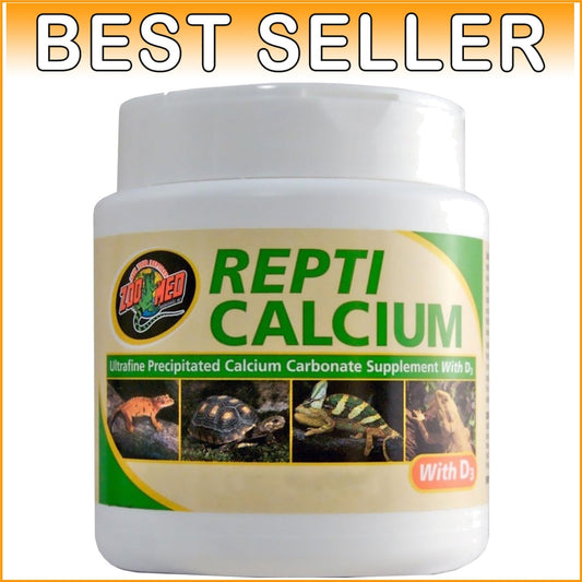 Ultra-Fine 48 oz Calcium Supplement with D3 for Healthy Reptiles and Amphibians