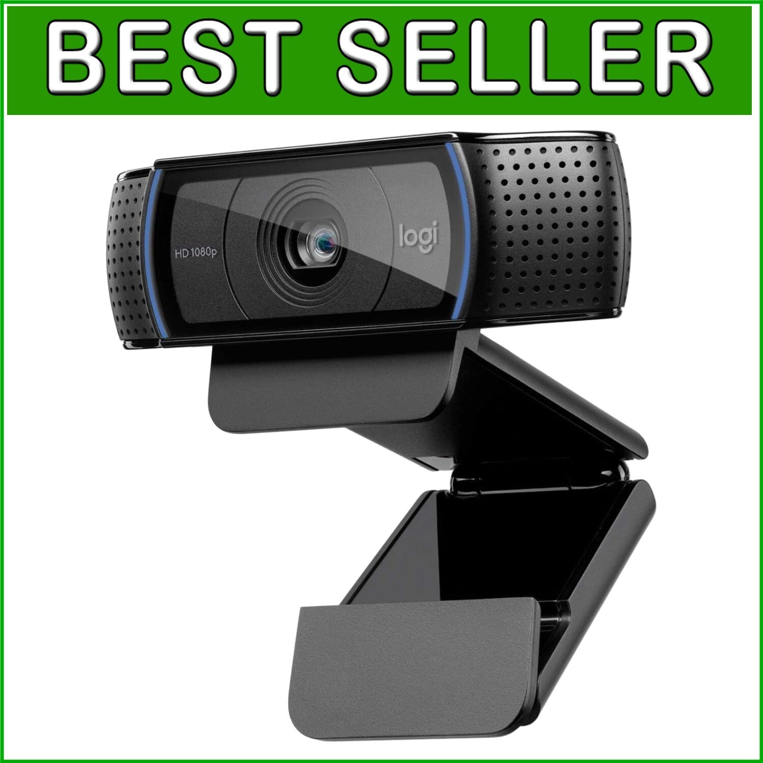 C920x Full HD Webcam: Crisp Video & Audio, Perfect for Streaming & Conferencing