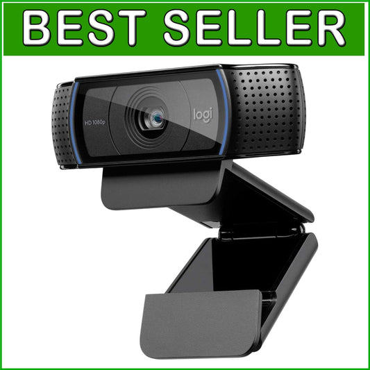 C920x Full HD Webcam: Crisp Video & Audio, Perfect for Streaming & Conferencing