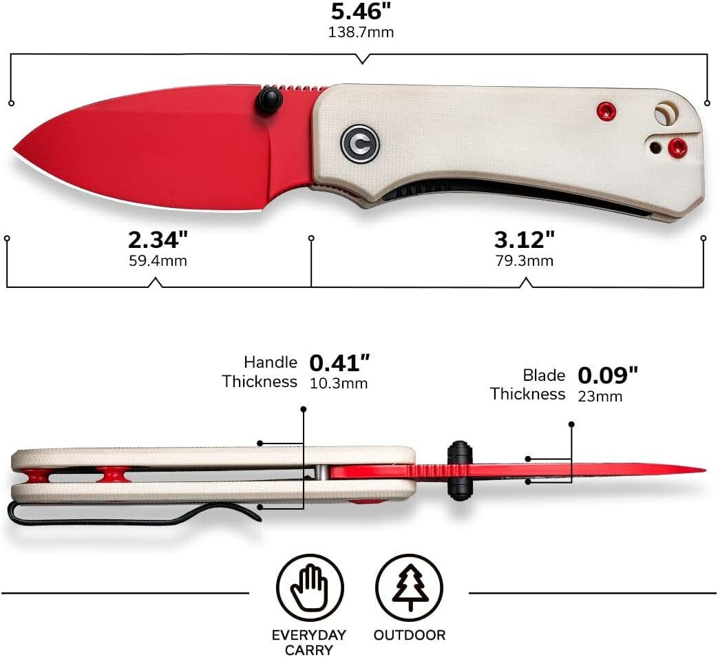 Ben Petersen's Lightweight Baby Banter Folding Knife - Perfect for Everyday Use