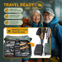 Load image into Gallery viewer, Adjustable Lightweight Hiking Poles with Comfortable Cork Grips - Travel Ready!