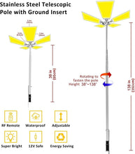 Load image into Gallery viewer, Durable 25000 Lumen LED Camping Light with Adjustable Height and Remote Control