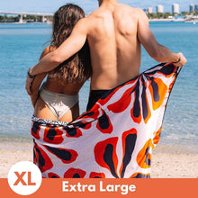 Load image into Gallery viewer, Eco-Friendly Sand-Free Beach Towel - Quick Dry Microfiber for Travel (71x35)