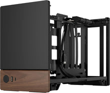 Load image into Gallery viewer, Stylish Small Form Factor Gaming Case - Terra Graphite with Walnut Front Panel