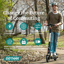 Load image into Gallery viewer, Lightweight Foldable Electric Scooter - 500W Motor, LED Display &amp; Cruise Control