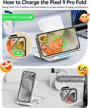 Load image into Gallery viewer, Adjustable Travel-Friendly Wireless Charger for Google Pixel Watch 3/2 &amp; More