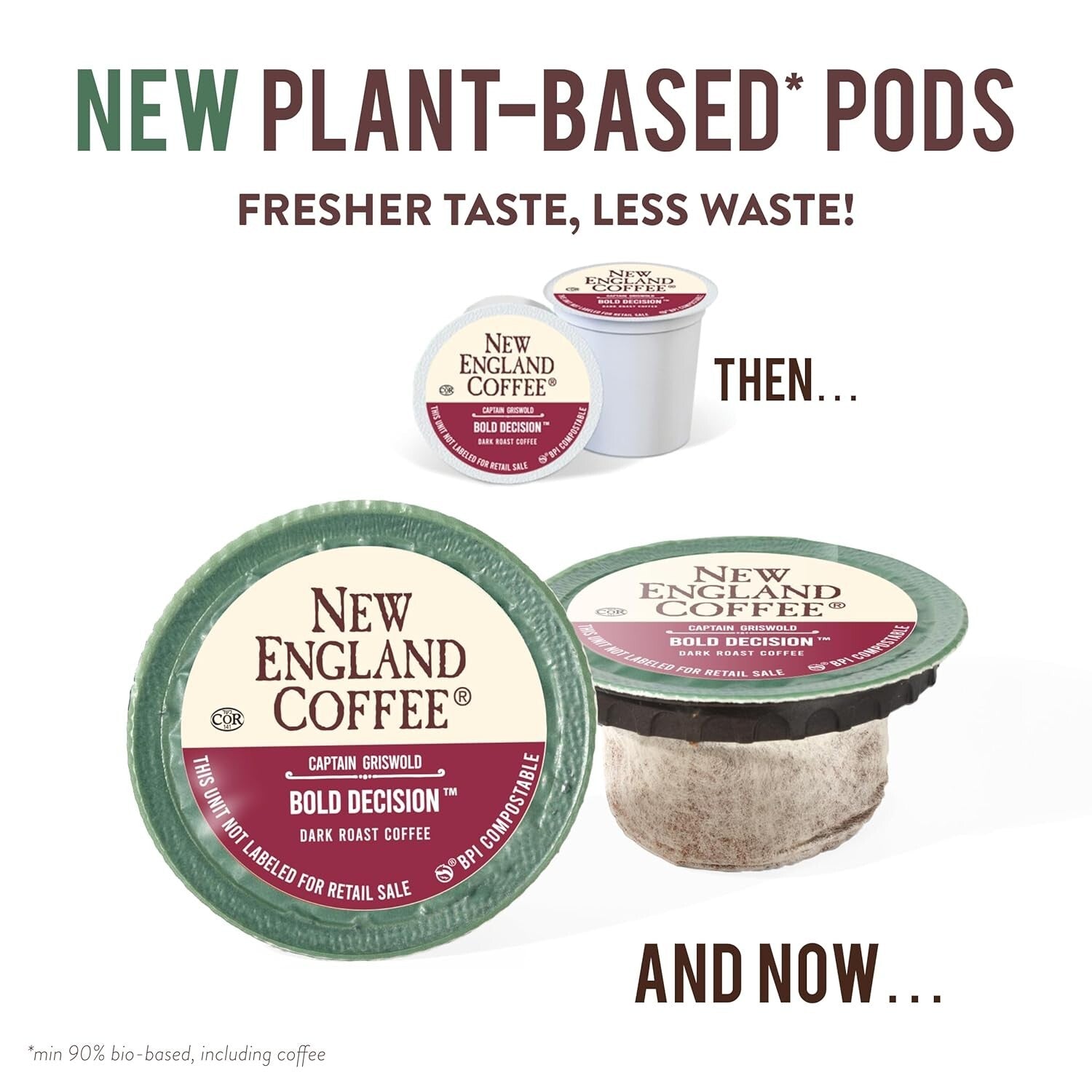 Experience Bold Decision - Dark Roast Single Serve Coffee Pods, 6 Packs of 10ct