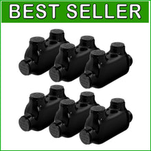 Load image into Gallery viewer, Quick Connect Dual Port Electrical Connectors for 1/0-14 AWG Wires - 6 Count