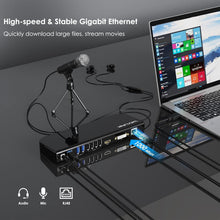 Load image into Gallery viewer, USB 3.0 Docking Station for Mac &amp; Windows – Dual Monitor with HDMI/DVI, 6 Ports