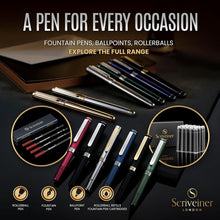 Load image into Gallery viewer, Premium Matt Black Fountain Pen with Smooth Grip - Executive Writing Instrument