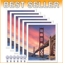 Load image into Gallery viewer, Versatile 14x18 Collage Picture Frames - Durable &amp; Lightweight White Set