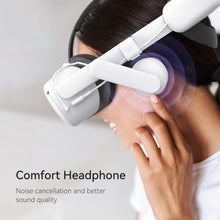 Load image into Gallery viewer, Integrated 6400mAh Audio Head Strap for Quest 2 - Ultimate VR Experience