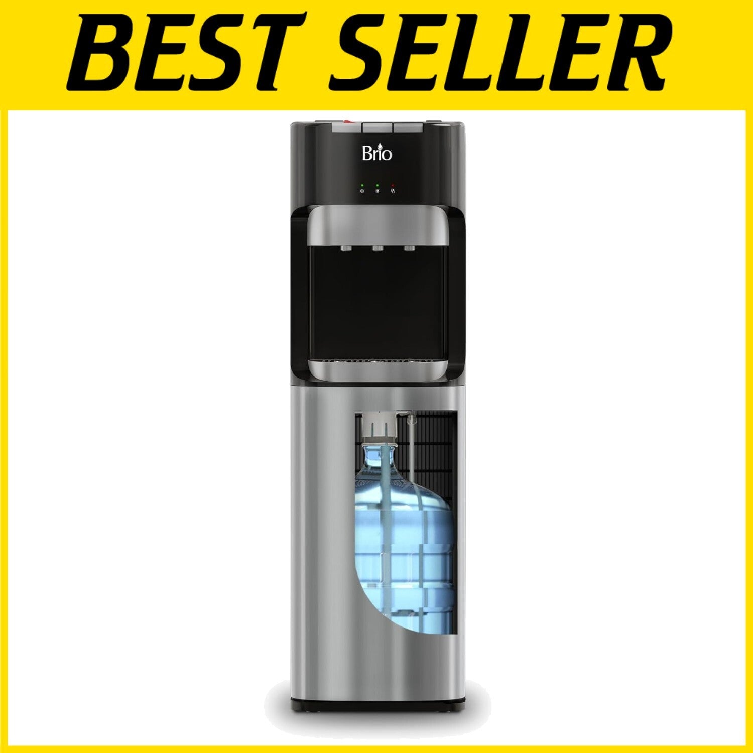 Bottom Loading Water Cooler with 3 Temperatures - Child Safety Lock & LED Alert