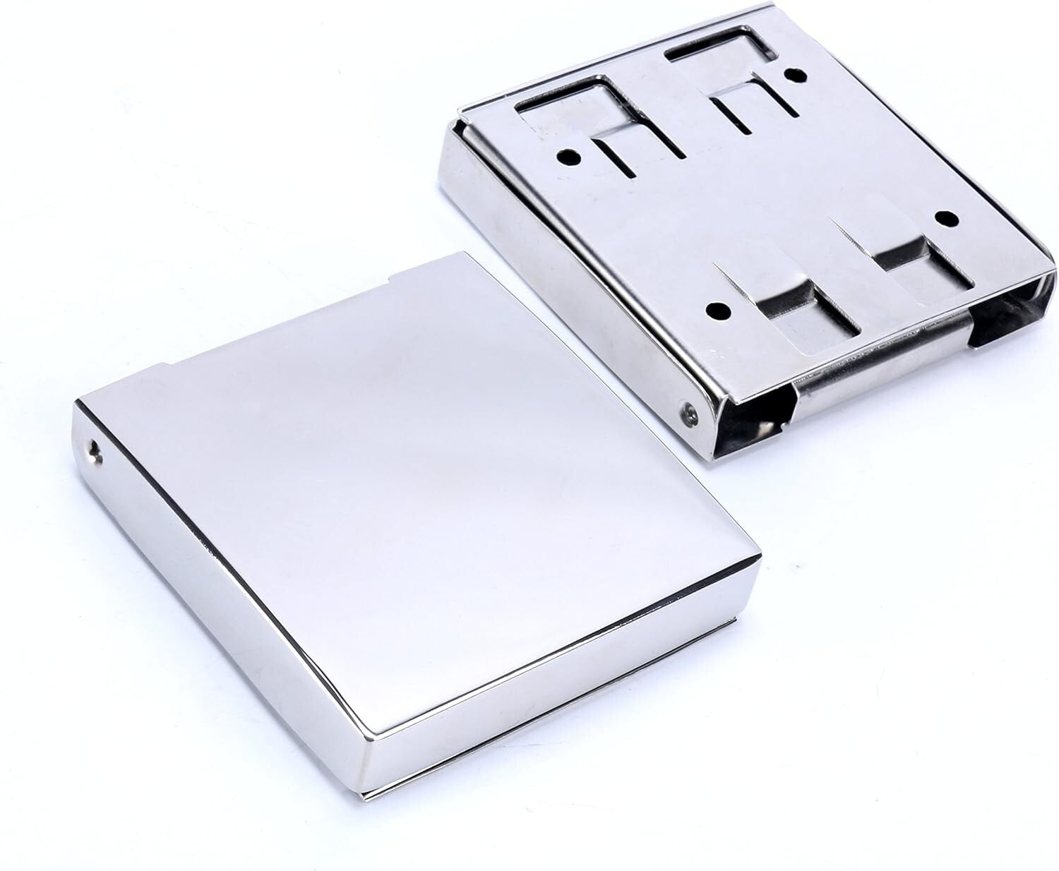 4-Pack Premium Stainless Steel Adjustable Folding Cup Holders for Boats & RVs